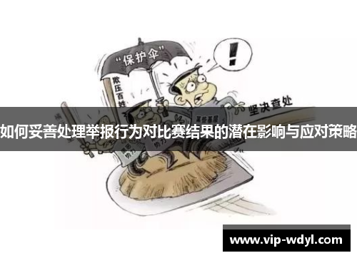 如何妥善处理举报行为对比赛结果的潜在影响与应对策略 如何妥善处理举报行为对比赛结果的潜在影响与应对策略