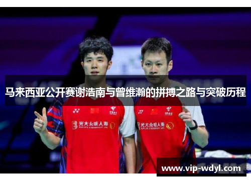 马来西亚公开赛谢浩南与曾维瀚的拼搏之路与突破历程